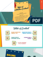 Topic 3 - Types of Construction Contract by 7c2
