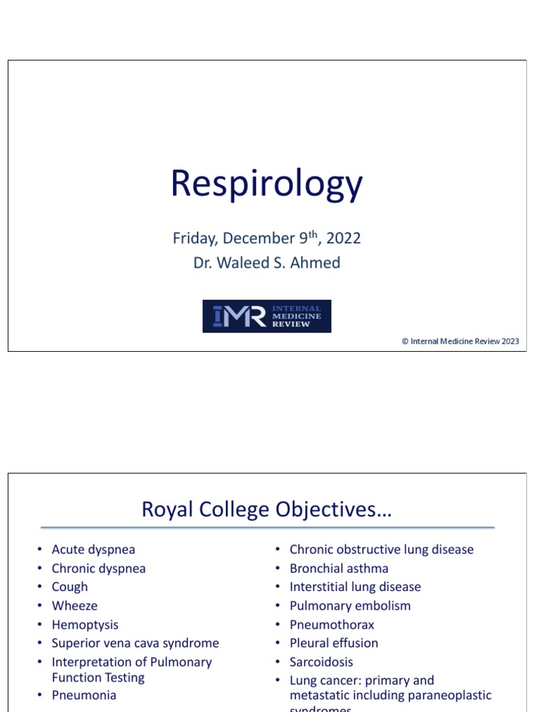 Respirology 2023 Final | PDF | Chronic Obstructive Pulmonary Disease ...