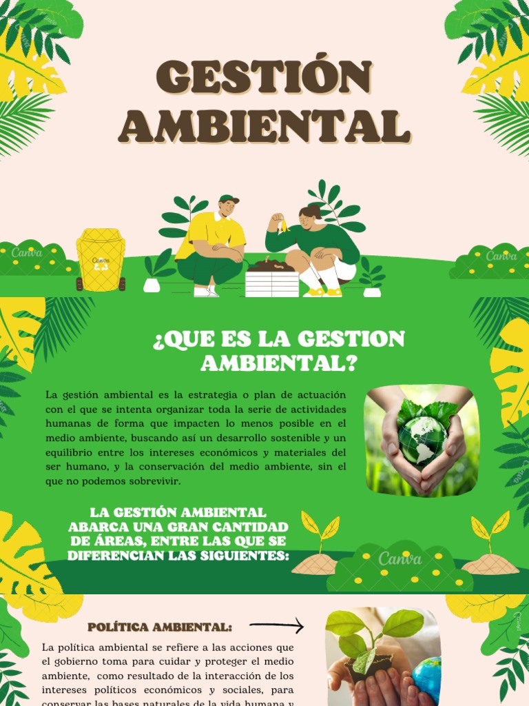 Gestión Ambiental y Desarrollo Sostenible | PDF | Entorno natural ...