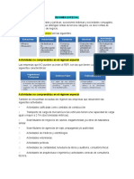 Regímenes Tributarios: Regimen Especial