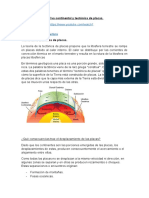 Deriva continental y tectónica de placas