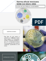 Determinación de Bacterias Coliformes