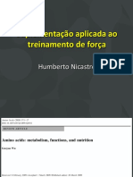 Suplementação Aplicada Ao Treinamento de Força