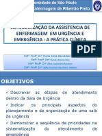 Sistematização Da Assistencia de Enfermagem em Urgência e Emergência - A Prática Clínica