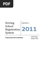 Download Main Project Proposal-Driving School Management Information System by Harris Nantikwa SN65535197 doc pdf