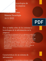 Examen de Tecnologia 8vo