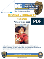 Armani Cerae Cobb Missing Runaway PDF