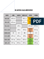 Horario Alfonso Ugarte