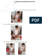 Proceso para La Elaboración de Mermelada de Fresa