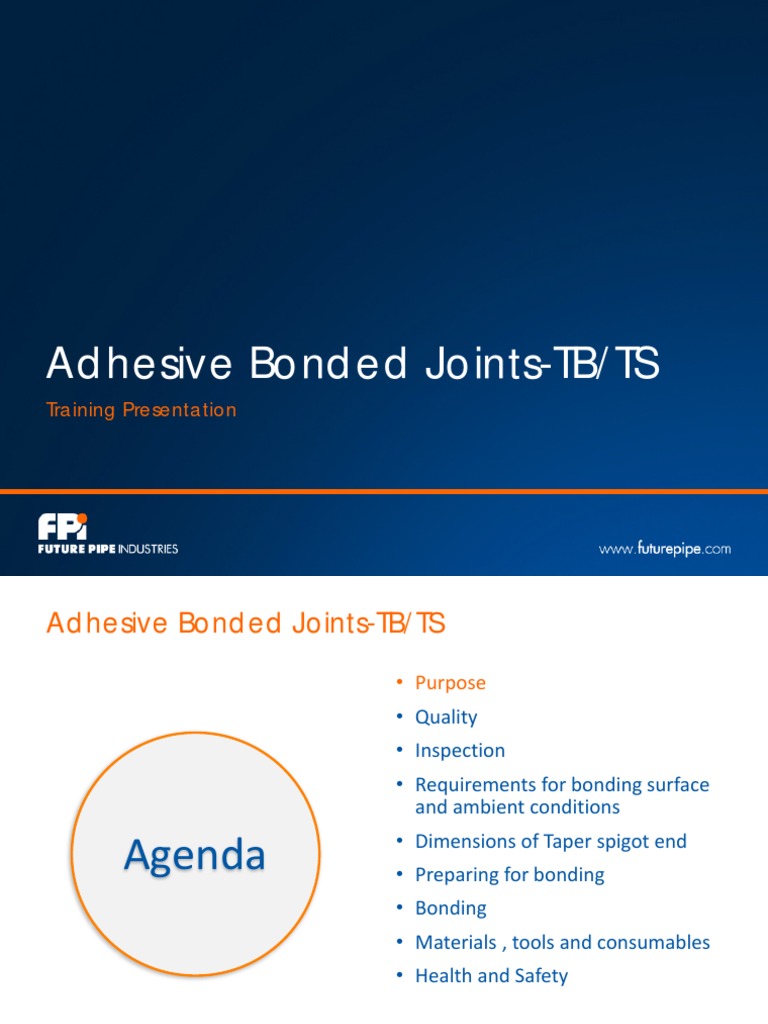 Adhesive Bonded JointsTBTS PDF Adhesive Pipe (Fluid Conveyance)