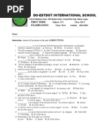 SSS 2 ICT (First TERM EXAM) 2022-2023