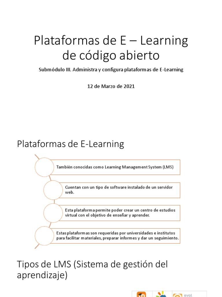 Tipos de Plataformas E-Learning | PDF | Ciencias de la Computación ...
