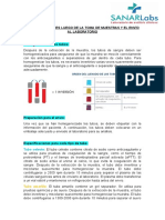 Recomendaciones Luego de La Toma de Muestras y El Envío Al Laboratorio