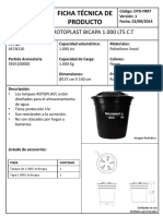 Afcn210 - Tanque Rotoplast Bicapa 1.000 LTS C.T