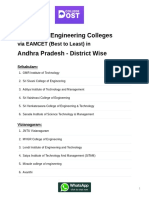 District Wise Best Colleges AP