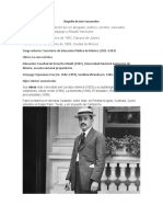 Biografía de José Vasconcelos