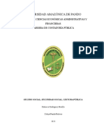 ENSAYO Seguro Social, Seguridad Social y Gestora Publica (Katiusca Rodriguez)