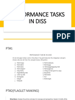 Performance Tasks in Diss