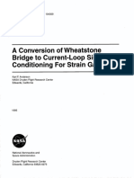 A Conversion of Wheatstone Bridge To Current-Loop Signal Conditioning For Strain Gages