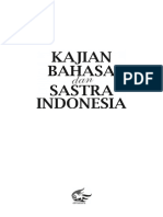 Isi Buku Kajian Bahasa Sastra Indonesia