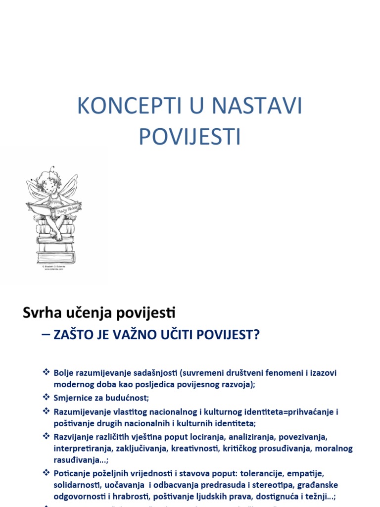 Koncepti U Nastavi Povijesti 2020 | PDF