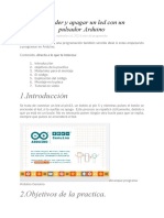 Encender y Apagar Un Led Con Un Pulsador