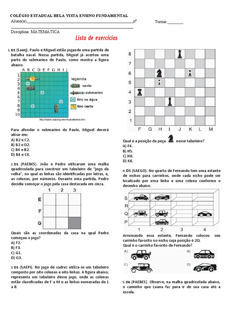 3) Observe abaixo o desenho de algumas peças de um jogo de xadrez ..  Qual é a fração que representa a 