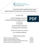 Levaillant Thomas, Agir Sur Les Déterminants de La Santé (Thèse 2020)