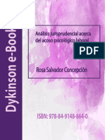 Análisis Jurisprudencial Acerca Del Acoso Psicológico laboral-ROSA SALVADOR