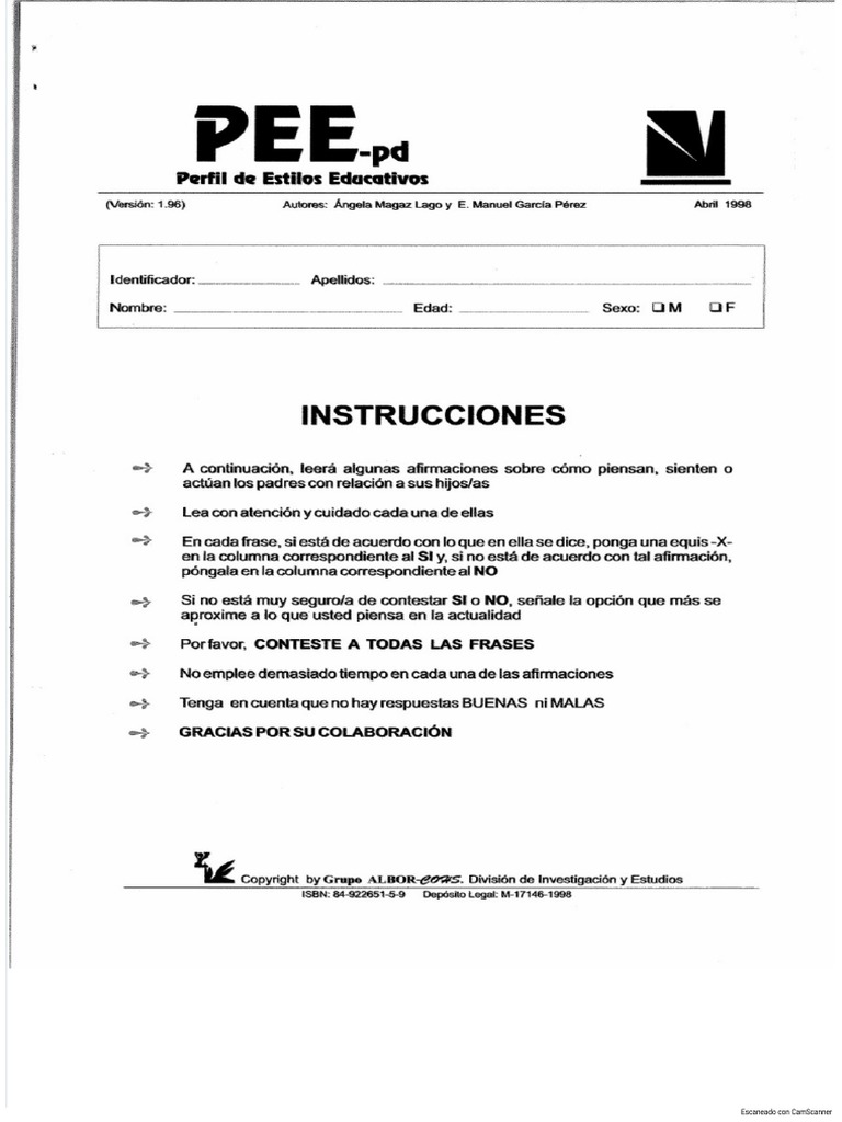 Dokumen - Tips Pee PD Perfil de Estilos Educativospdf | PDF