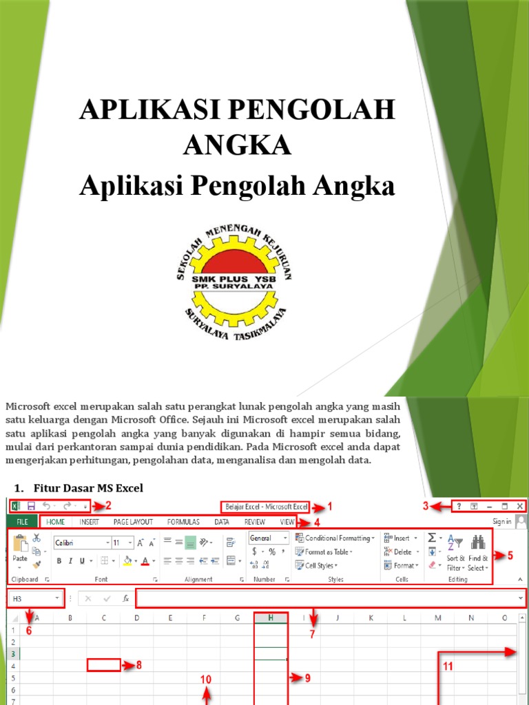 Fitur Utama Microsoft Excel Pdf