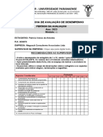 Ficha de Avaliação de Desempenho