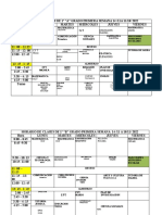 HORARIO DE CLASE PRIMERA SEMENA 2º - 3º A NOV 14 Al 18 NOV