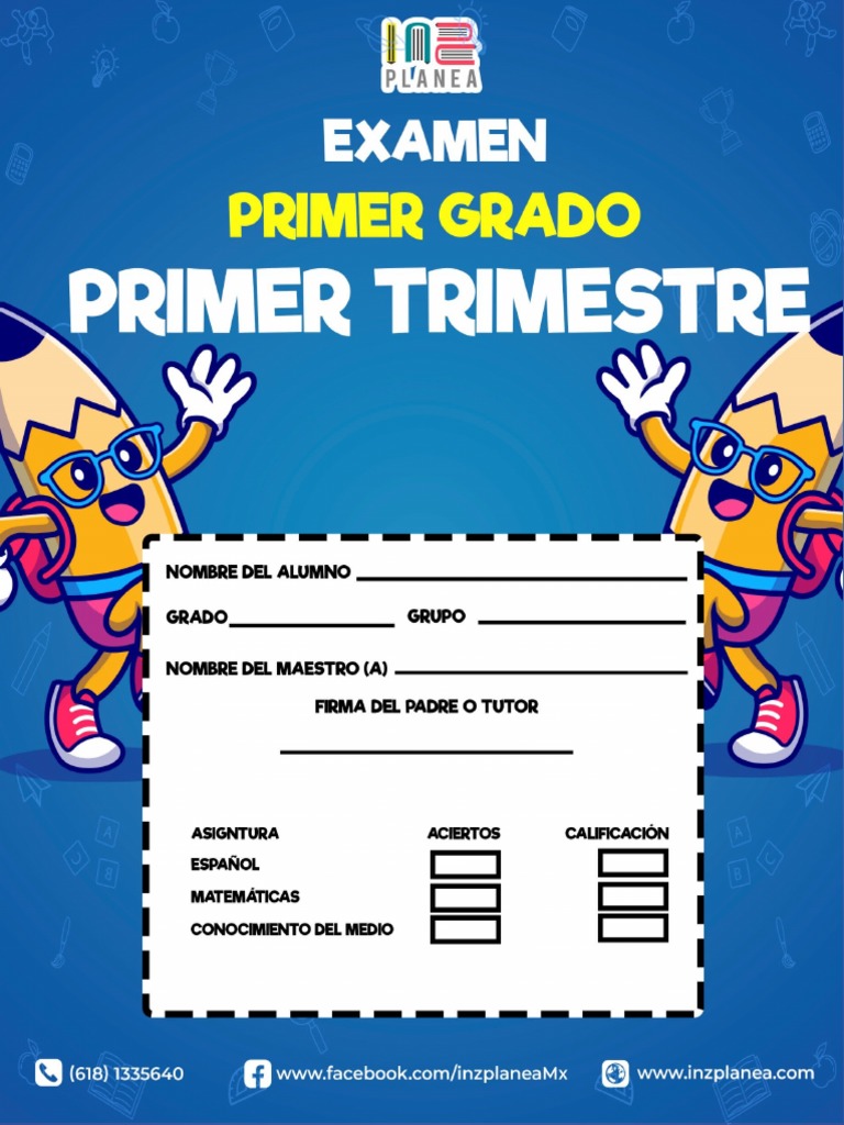 Examen Primer Trimestre | PDF