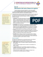 Tema 10 Adecuacion Del Texto Clases de Registros