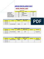 Horarios Escolares