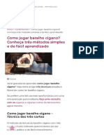 Jogue o Baralho Cigano Grátis - Passado Presente e o Futurowom13012022, PDF, Tarô