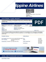 Electronic Ticket Receipt 02MAR For HONGBANG WU