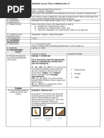 Detailed Lesson Plan in Mathematics 9