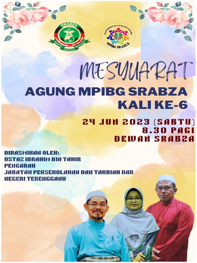 Buku Mesyuarat Agung Mpibg Srabza 2023 | PDF