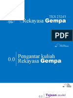 01 Pengantar Rekayasa Gempa + RPS