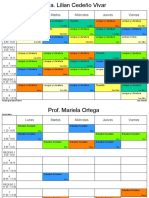 Horario Maestro Colegio