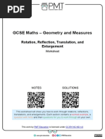 F. Rotation, Reflection, Translation and Enlargement