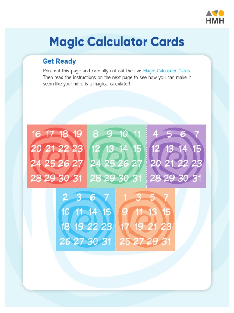 Magic Calculator Card Trick Guide | PDF