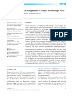 Pathophysiology and management of dengue hemorrhagic fever