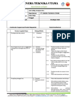 Job Safety Analysis - ETU - (Pemotongan Menggunakan Cutting Torch)