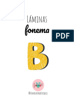 Láminas Fonema B