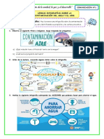 Ficha - Comun-Leemos Infografías Sobre La Contaminación - Verbos