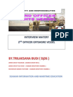 BAHAN INTERVIEW - 2ND OFFICER OFFSHORE