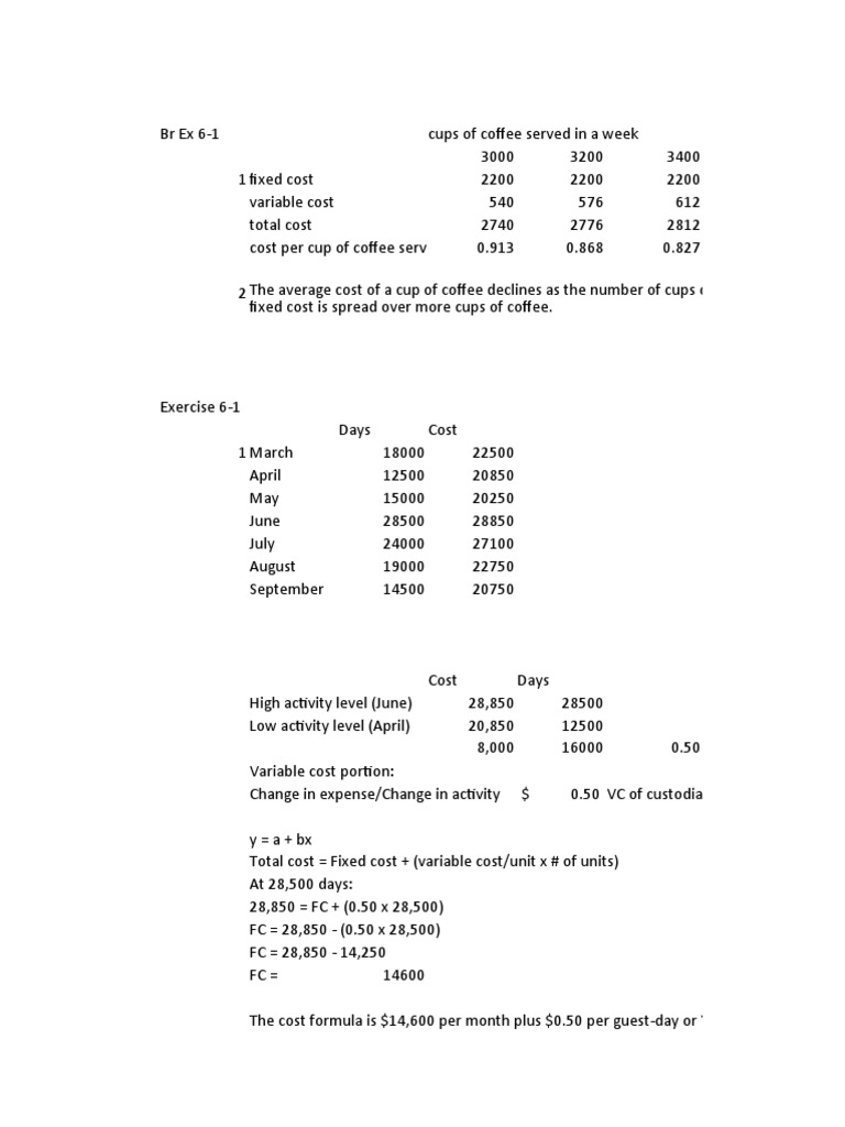 Cost Analysis & Calculations Guide | PDF | Financial Accounting ...